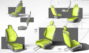 Lamborghini Interior sedili